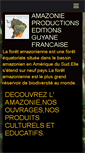 Mobile Screenshot of amazonie-production-edition-guyane.com