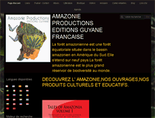Tablet Screenshot of amazonie-production-edition-guyane.com